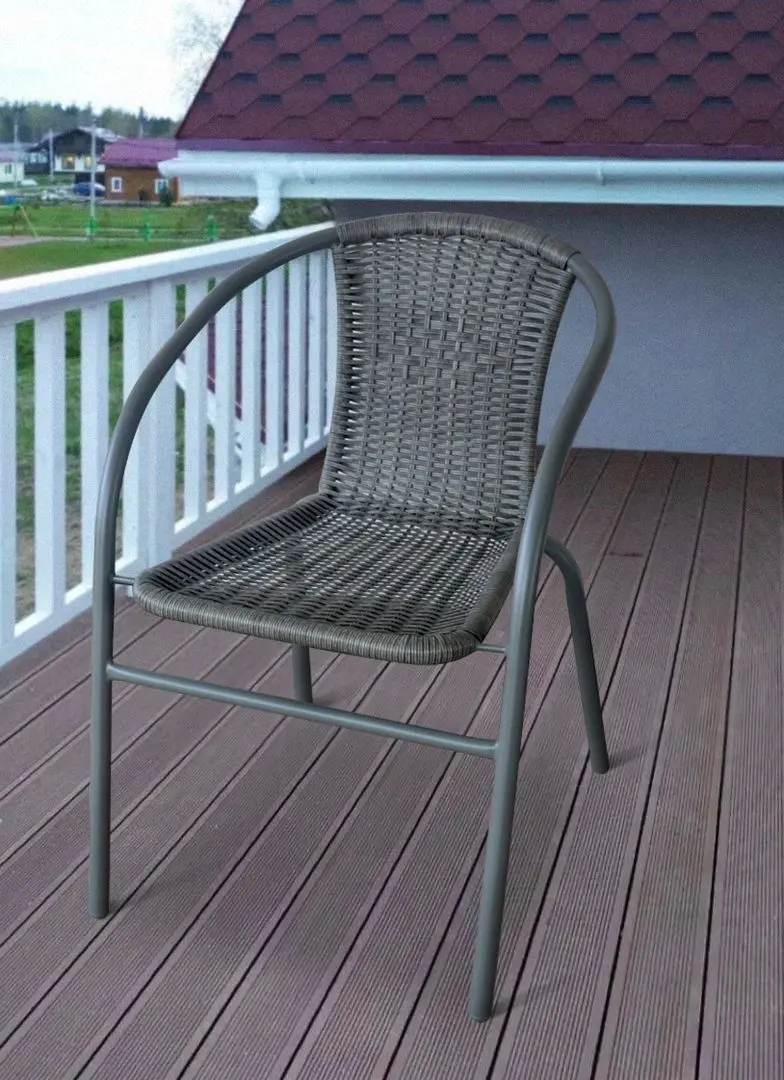 Scaun de gradina Jumi Bistro OM-991804 (Grey) - 4