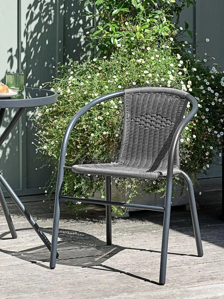 Scaun de gradina Jumi Bistro OM-991804 (Grey)