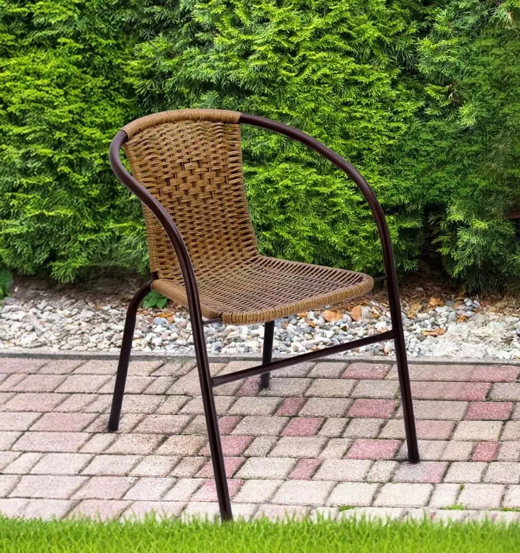 Садовый стул Jumi Bistro OM-991811 (Natural/Brown)