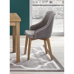 Scaun Halmar Toledo 2 (Gray/Honey Oak)