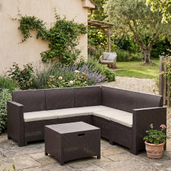 Set mobilier de gradina Bica Nebraska Corner (Brown)