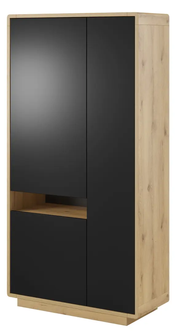 Dulap Helvetia Aston №13 3D (Black Matt/Taurus Oak)