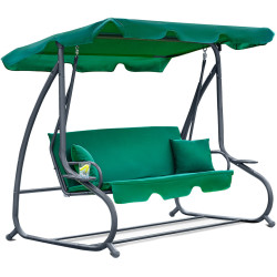 Scaun balansoar FunFit Garden Relax Plus 181 (Green) Thumb