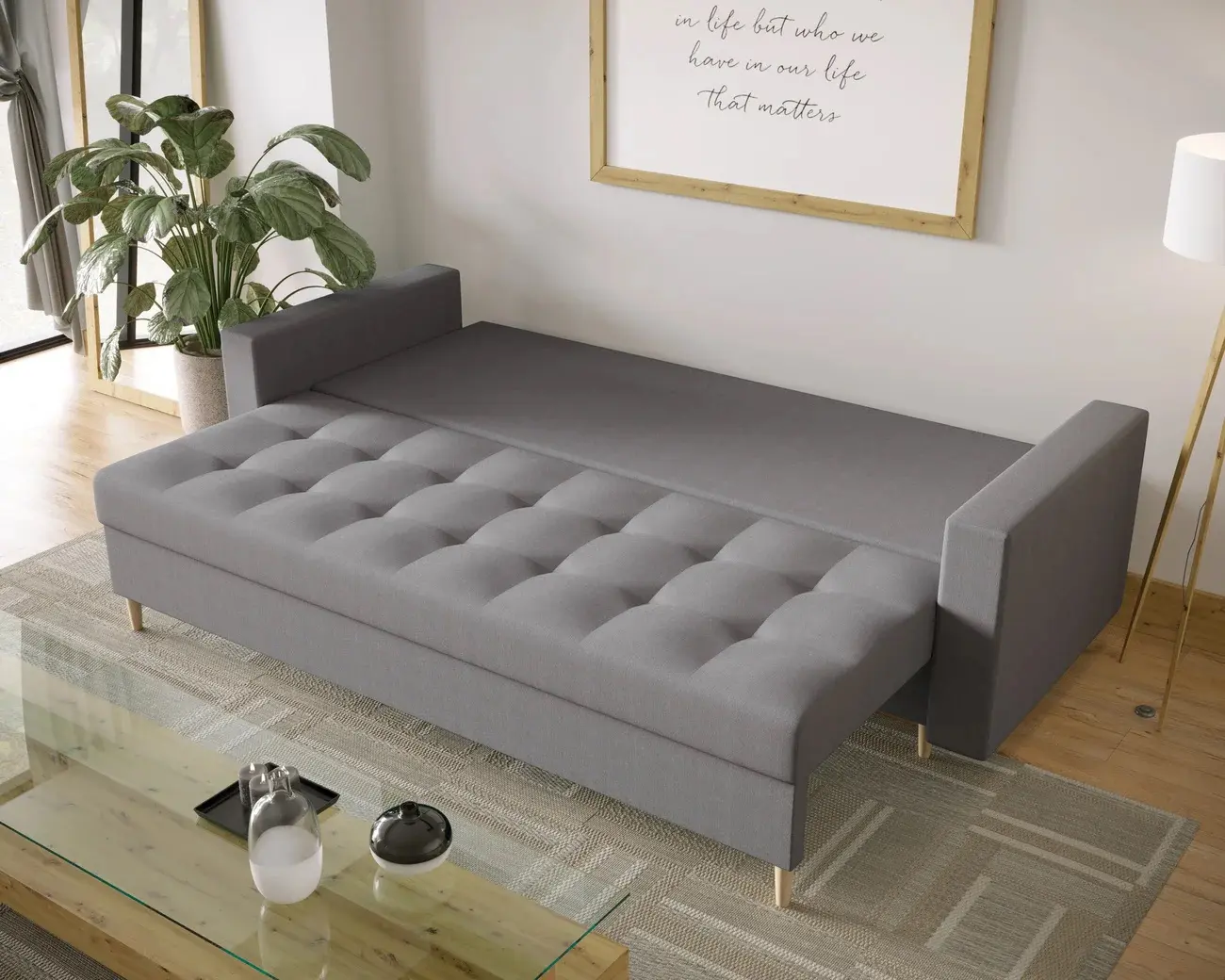 Canapea Space Meble Skandi Cosmic 160 (Gray) - 4