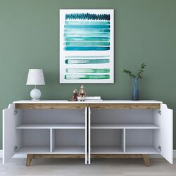 Тумба Mirage Meble GD102 (White/Miniature Walnut) Thumb