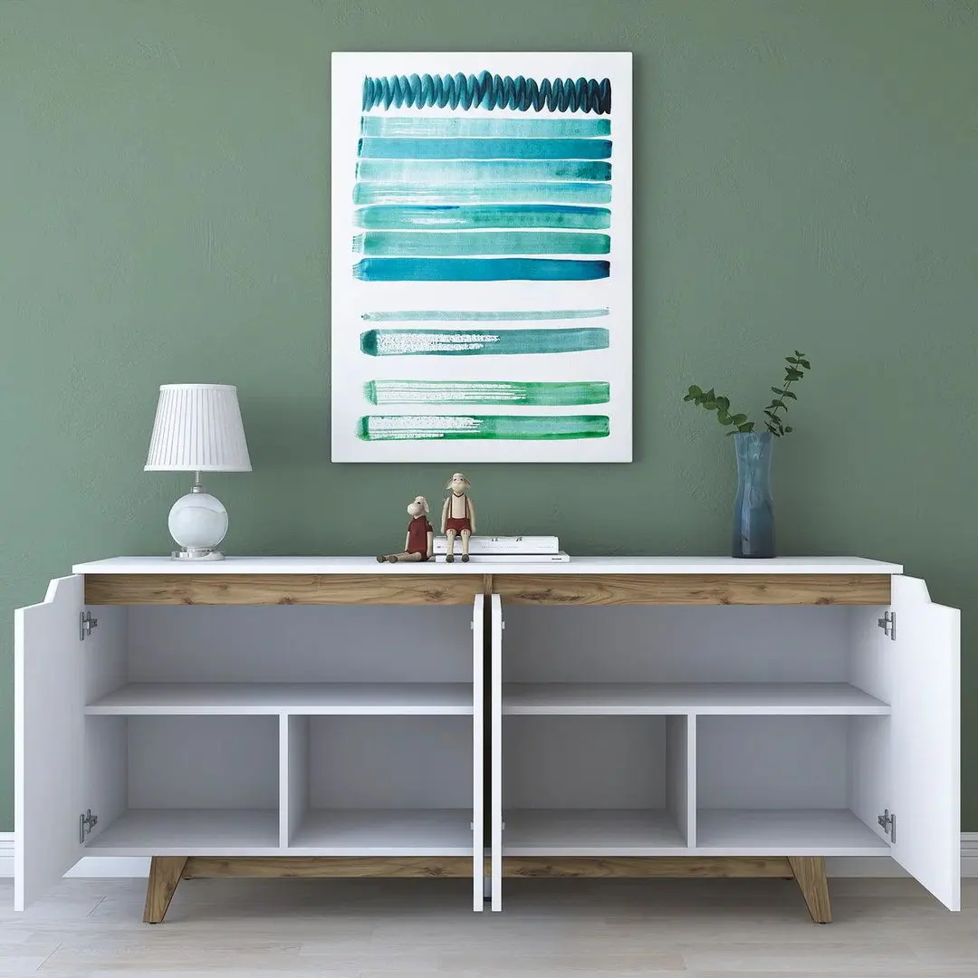 Тумба Mirage Meble GD102 (White/Miniature Walnut)