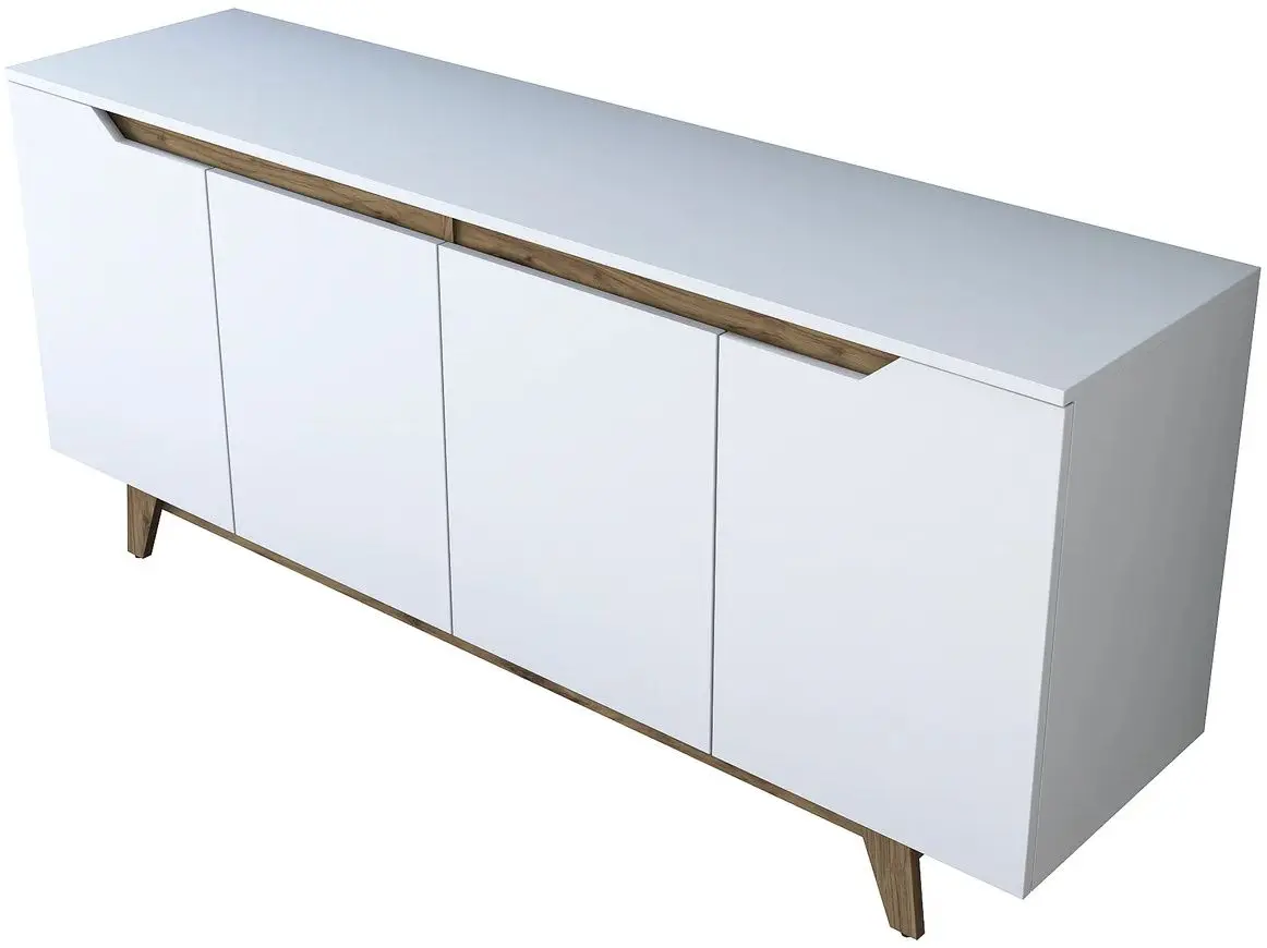 Тумба Mirage Meble GD102 (White/Miniature Walnut)