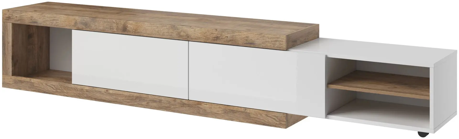 Тумба РТВ Helvetia Sintra №40 2KL (Samdal Oak/White/White Gloss)
