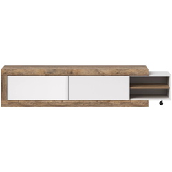 Тумба РТВ Helvetia Sintra №40 2KL (Samdal Oak/White/White Gloss) Thumb