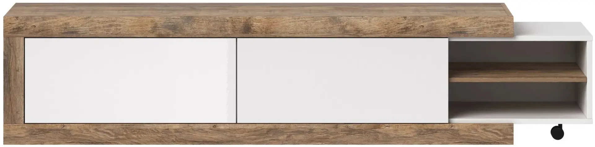 Тумба РТВ Helvetia Sintra №40 2KL (Samdal Oak/White/White Gloss)