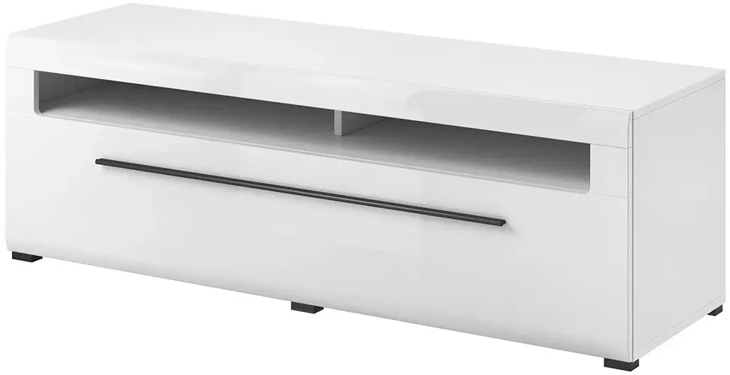 Тумба РТВ Helvetia Tulsa №40 2S (White/White Gloss)