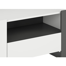 Tumba TV Magnusplus Combo CO3 120х46х42.1 (Graphite/White) Thumb