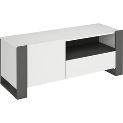 Tumba TV Magnusplus Combo CO3 120х46х42.1 (Graphite/White) Thumb