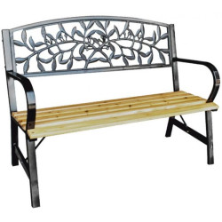 Banca GardenLine Sorina MEB2958 (Wooden/Black) Thumb