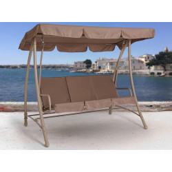 Скамья-качели с тентом Blooma Monte Carlo 211x120 (Brown)