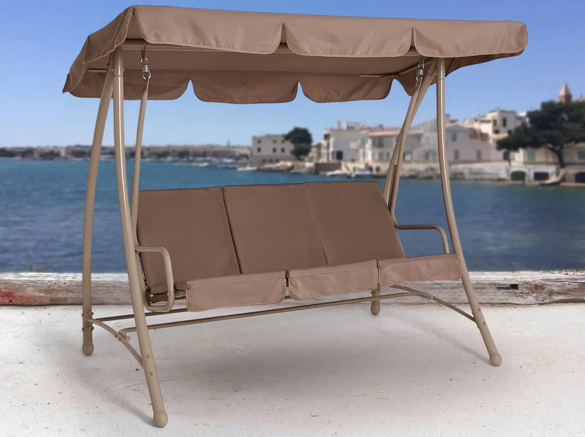 Scaun balansoar Blooma Monte Carlo 211x120 (Brown)