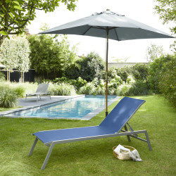 Шезлонг GoodHome Batz (Moroccan Blue)