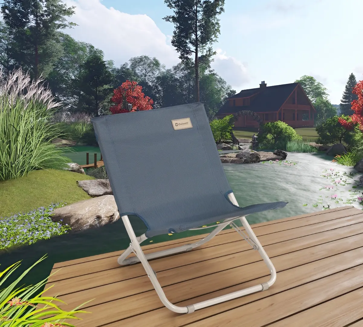 Раскладной стул Outwell Sauntons (Ocean Blue)