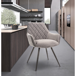 Стул Signal Linea Velvet (Black/Gray)