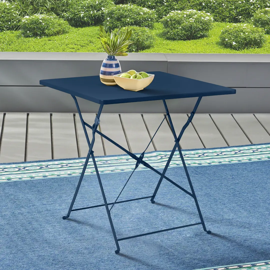 Стол складной GoodHome Saba 70x70 (Blue)