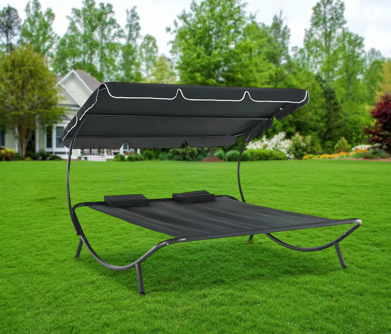 Шезлонг с тентом Mobhaus Multina (Gray)