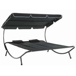 Шезлонг с тентом Mobhaus Multina (Gray) Thumb