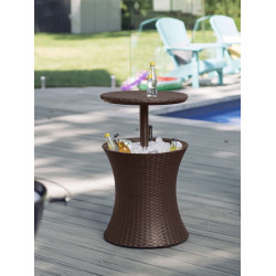 Masă cu recipient pentru gheață Keter 2171561 (Brown)