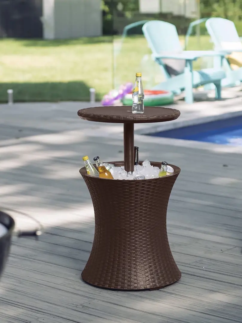 Masă cu recipient pentru gheață Keter 2171561 (Brown)