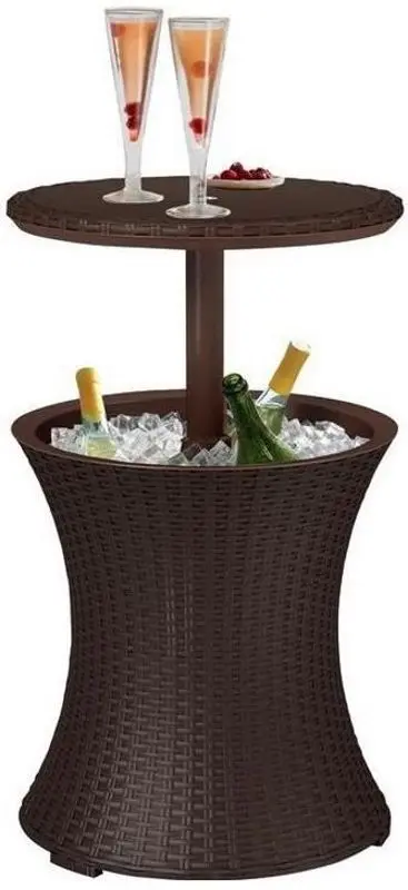Masă cu recipient pentru gheață Keter 2171561 (Brown)