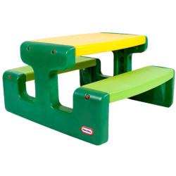 Masa cu banci Little Tikes Large Picnic (Green/Yellow) Thumb