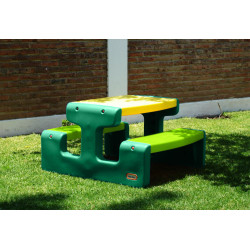 Столик с лавочками Little Tikes Large Picnic (Green/Yellow)
