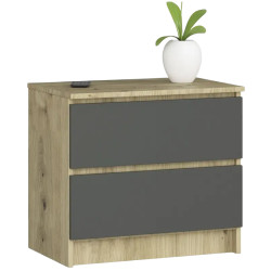 Noptiera Akord K60 2SZ (Artisan Oak/Graphite Gray) Thumb