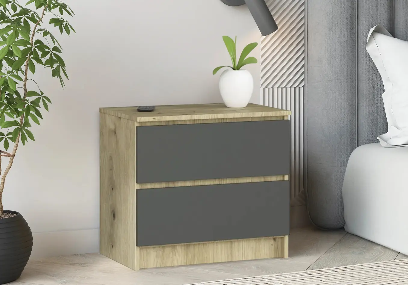 Noptiera Akord K60 2SZ (Artisan Oak/Graphite Gray)