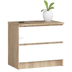Noptiera Akord K60 2SZ (Sonoma Oak/White) Thumb