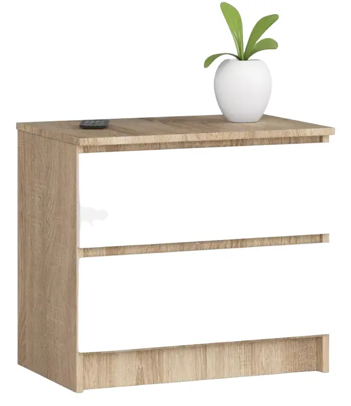 Noptiera Akord K60 2SZ (Sonoma Oak/White)