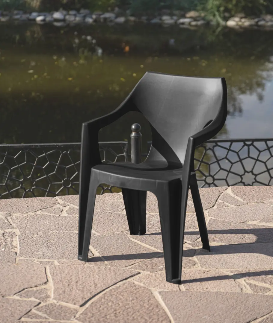 Scaun de gradina Keter Dante Low (Graphite)