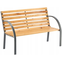 Скамейка GardenLine MEB2790 (Grey/Wood) Thumb