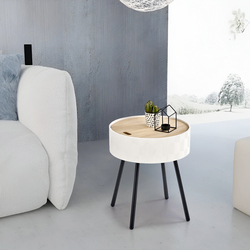 Masa pentru reviste Halmar Aura (White)