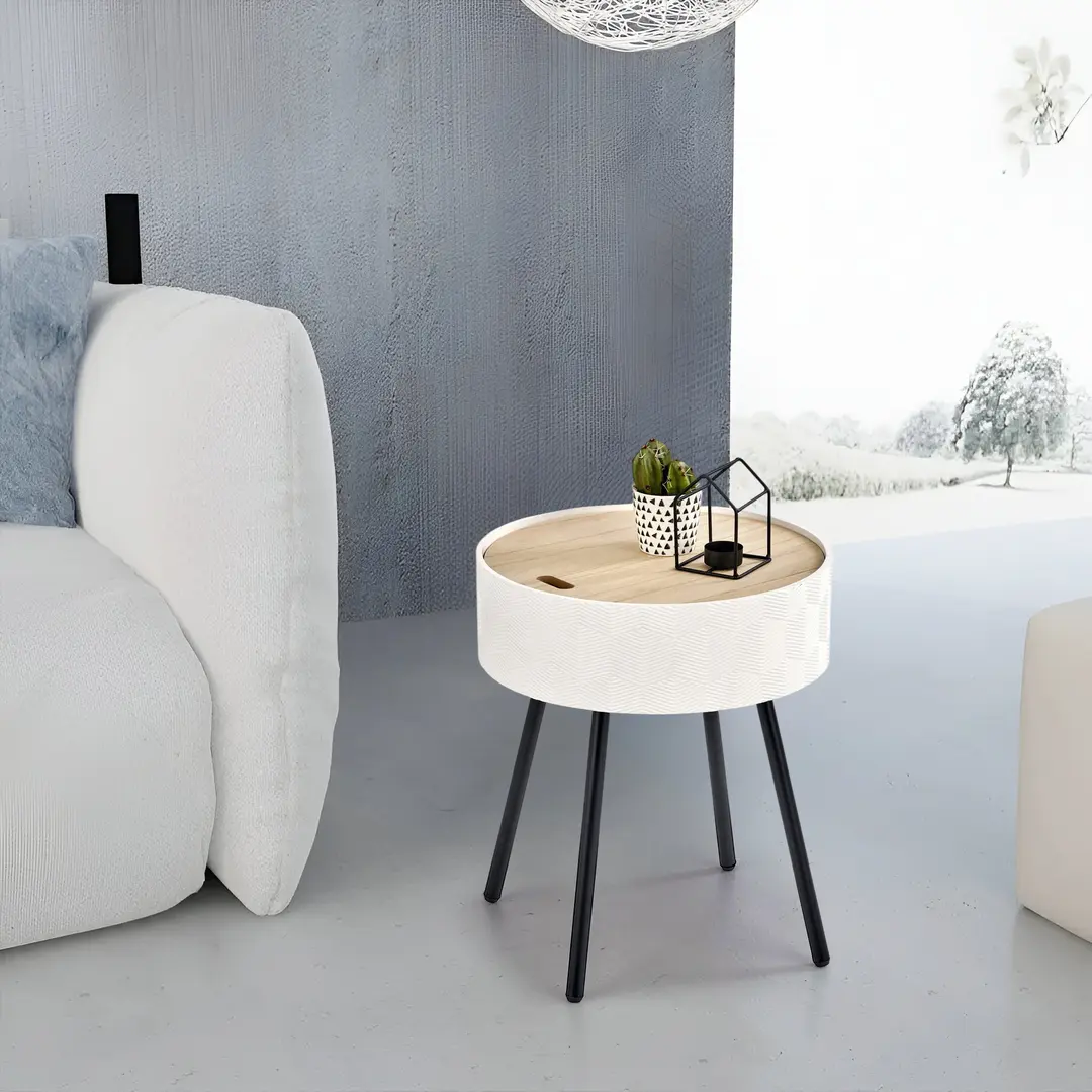 Masa pentru reviste Halmar Aura (White)