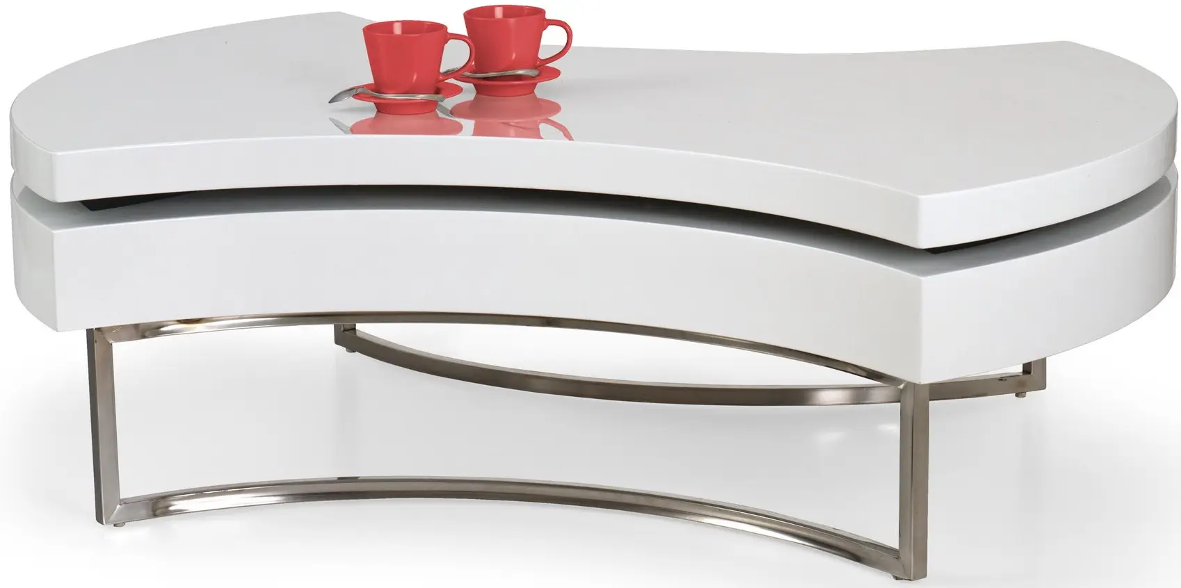 Masa pentru reviste Halmar Aurea (White)