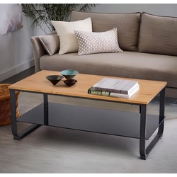 Masa pentru reviste Halmar Artiga (Golden Oak/Black)