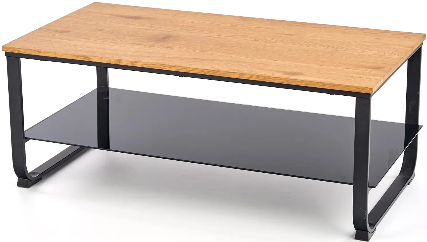 Masa pentru reviste Halmar Artiga (Golden Oak/Black)