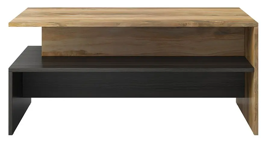 Masa pentru reviste Helvetia Baros №99 (Satin Walnut/Touchwood)