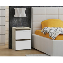 Noptiera TopEshop Malwa M2 (Sonoma Oak/White)