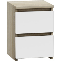 Noptiera TopEshop Malwa M2 (Sonoma Oak/White) Thumb