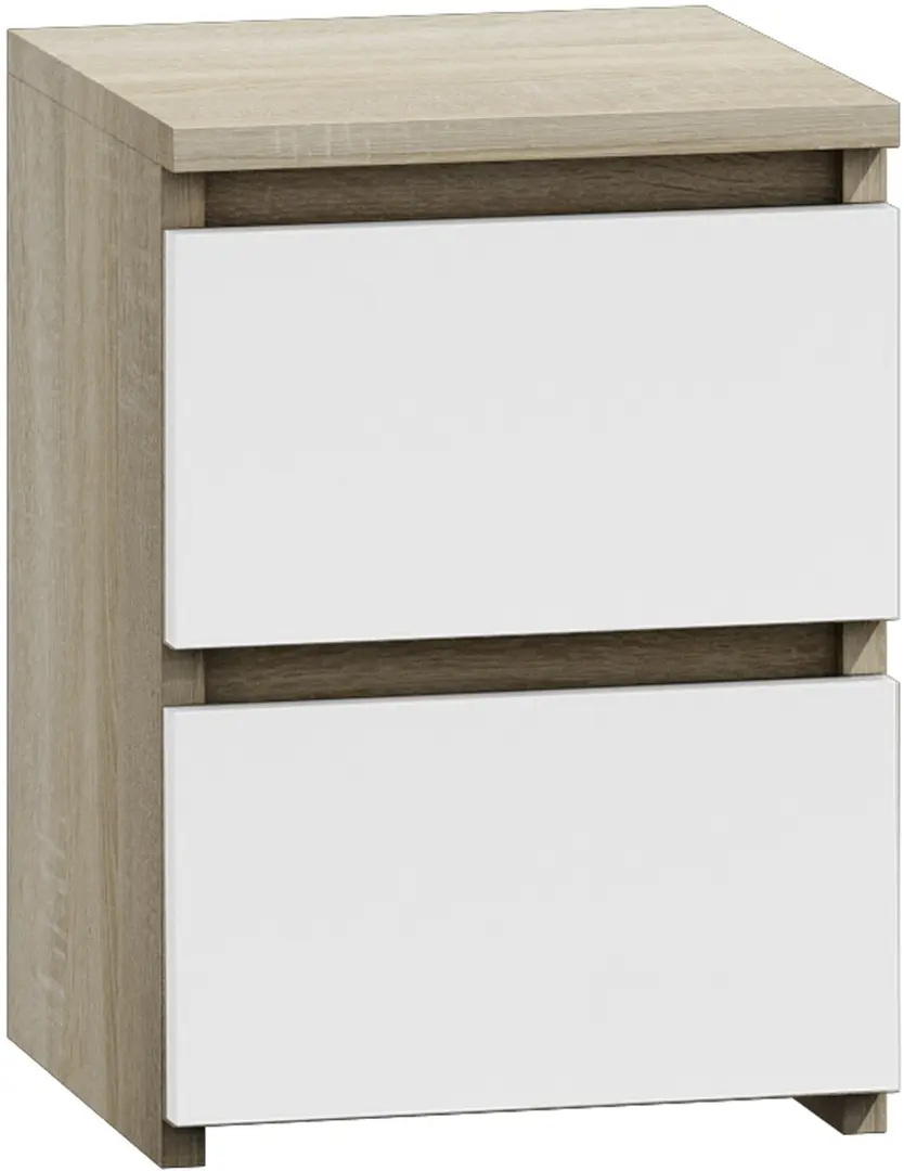 Noptiera TopEshop Malwa M2 (Sonoma Oak/White)