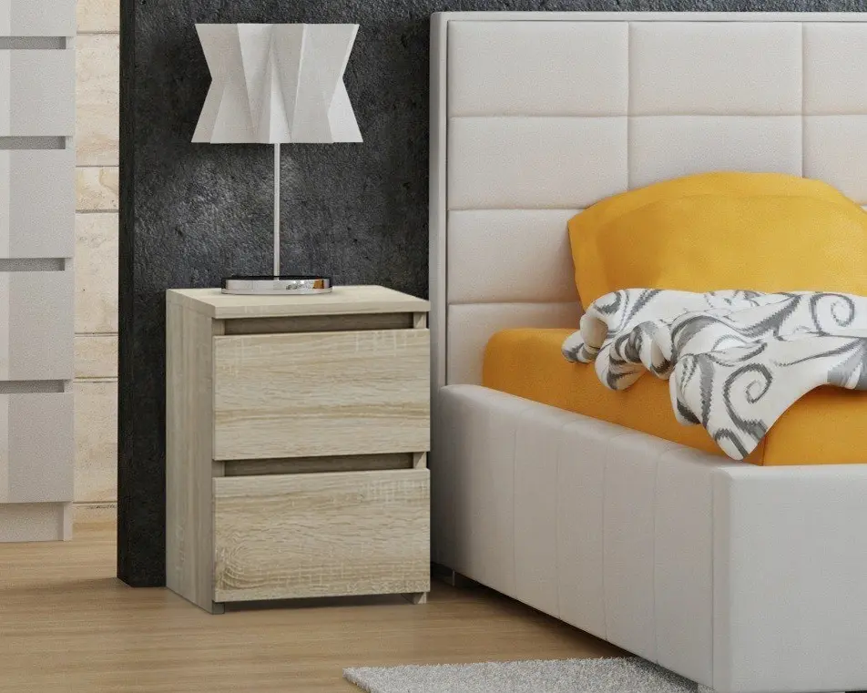 Тумба прикроватная TopEshop Malwa M2 (Sonoma Oak)