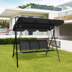 Скамья-качели Costway OP70492BK (Black)