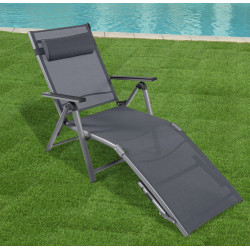 Шезлонг Costway NP10399 (Gray)