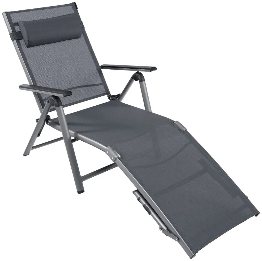 Шезлонг Costway NP10399 (Gray)